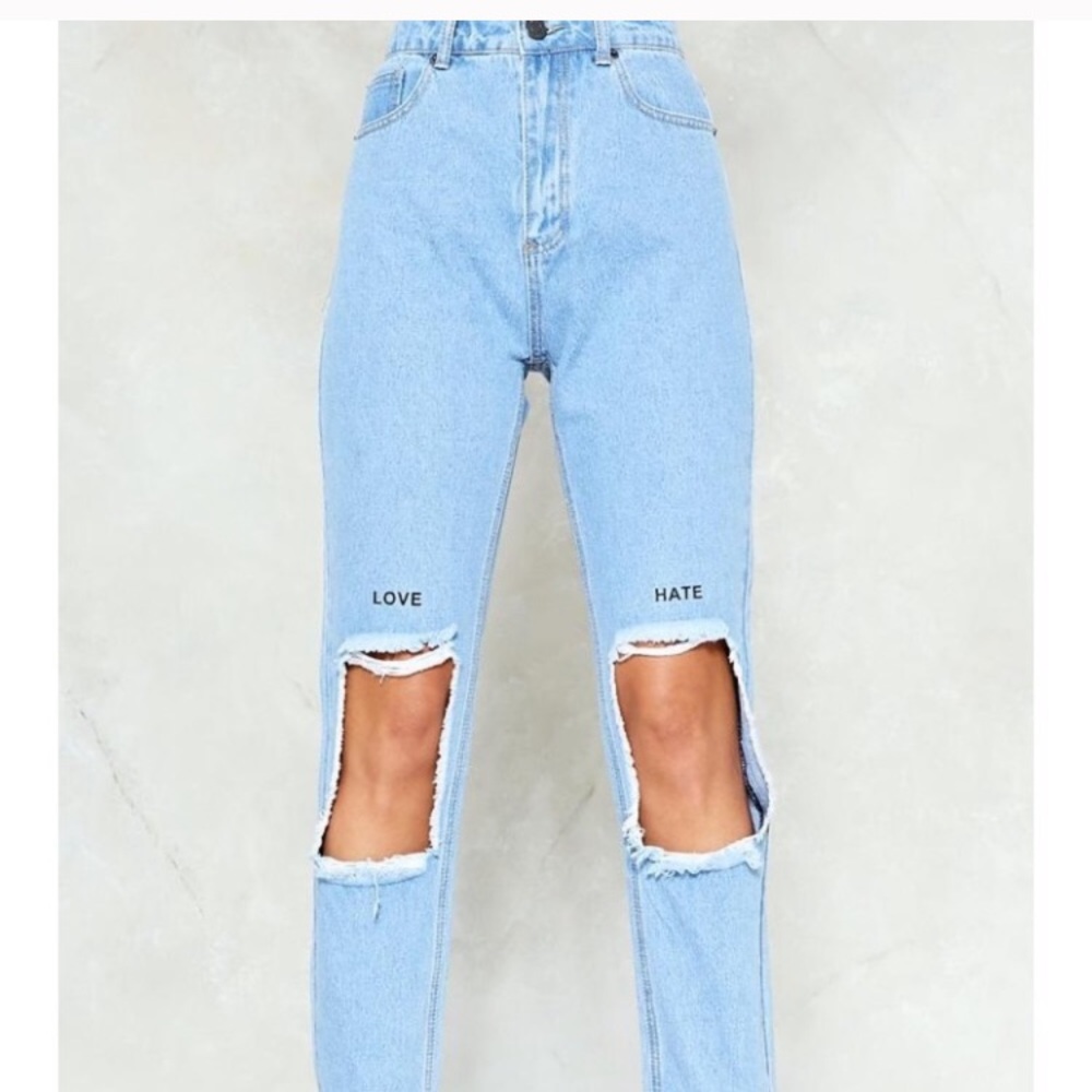 Nasty gal mom and hate jeans nwt